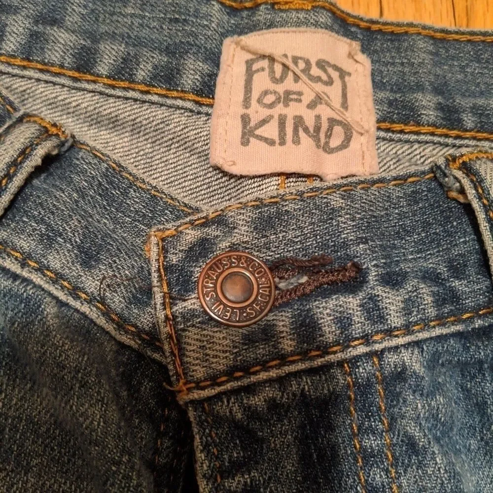 LF x levi furst of a kind vintage jean shorts